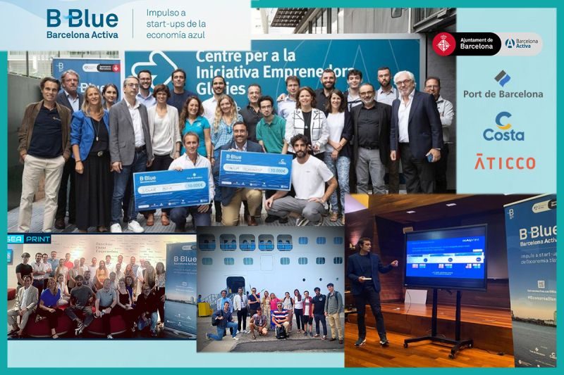 Lliurament dels premis B·Blue de Barcelona Activa, edició de 2023